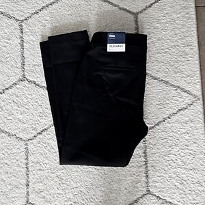 NWT Old Navy 2P Black High-Waisted Pixie Straight Ankle Pants